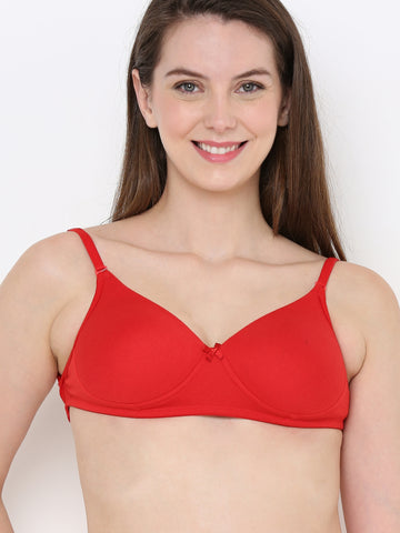 Berry's Intimatess Red LuxeComfort Padded Non Wired Backless Bra