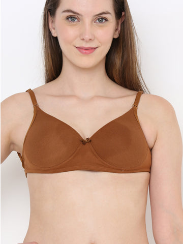 Berry's Intimatess Brown LuxeComfort Padded Non Wired Backless Bra
