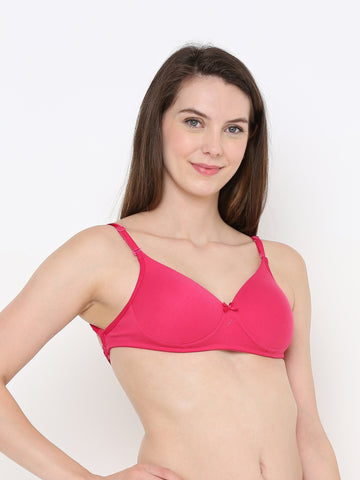 Berry's Intimatess Pink LuxeComfort Padded Non Wired Backless Bra