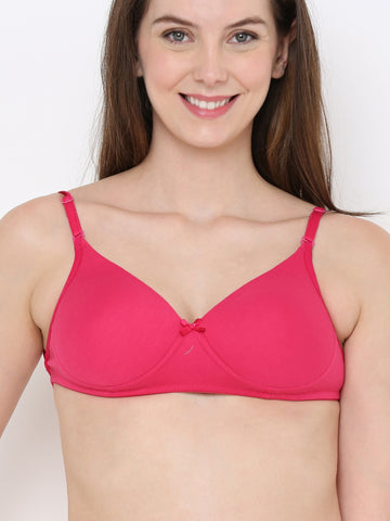 Berry's Intimatess Pink LuxeComfort Padded Non Wired Backless Bra