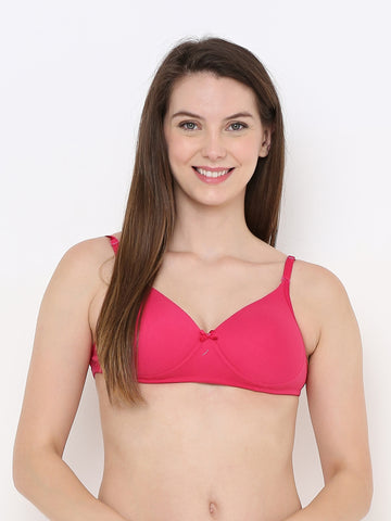 Berry's Intimatess Pink LuxeComfort Padded Non Wired Backless Bra