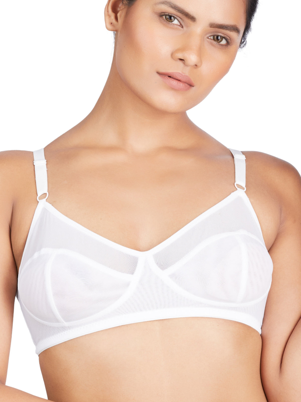 Berry's Intimatess White color Non-Wired & Non Padded with Medium Coverage T-shirt Bra