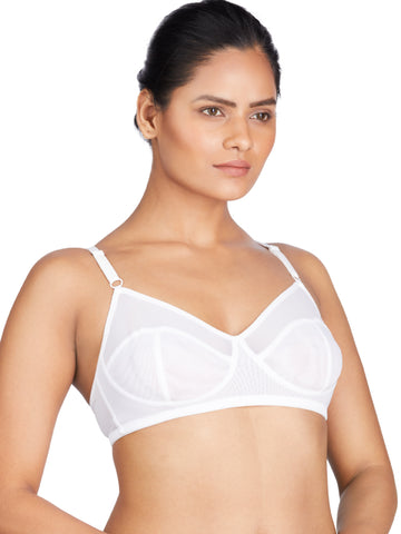 Berry's Intimatess White color Non-Wired & Non Padded with Medium Coverage T-shirt Bra
