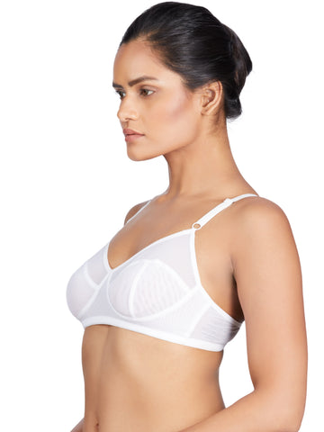 Berry's Intimatess White color Non-Wired & Non Padded with Medium Coverage T-shirt Bra