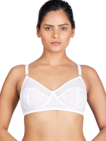Berry's Intimatess White color Non-Wired & Non Padded with Medium Coverage T-shirt Bra
