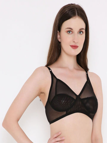 Berry's Intimatess Black color Non-Wired & Non Padded with Medium Coverage T-shirt Bra