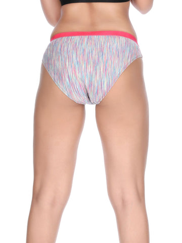Berry's Intimatess Multi Color Bikini Panty for Women Melange Pop Low Waiste Hipster Matching Bikini Underwear