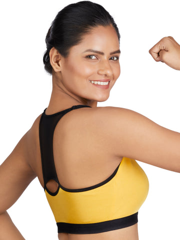 Berry's Intimatess Yellow Padded Sport Bra