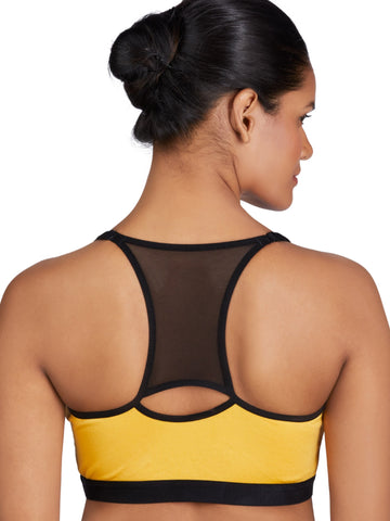 Berry's Intimatess Yellow Padded Sport Bra