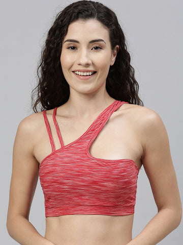 Berry's Intimatess Red Melange Low Impact Sports Bra