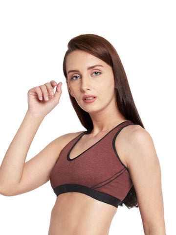 Berry's Intimatess Maroon Womens Sports Bra