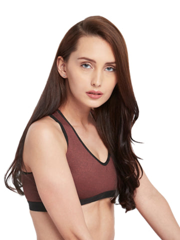 Berry's Intimatess Maroon Womens Sports Bra