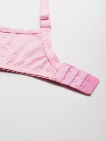 Berry's Intimatess Baby Pink Minimizer Seamless Comfort T-Shirt Bra - Non-Padded, Non-Wired