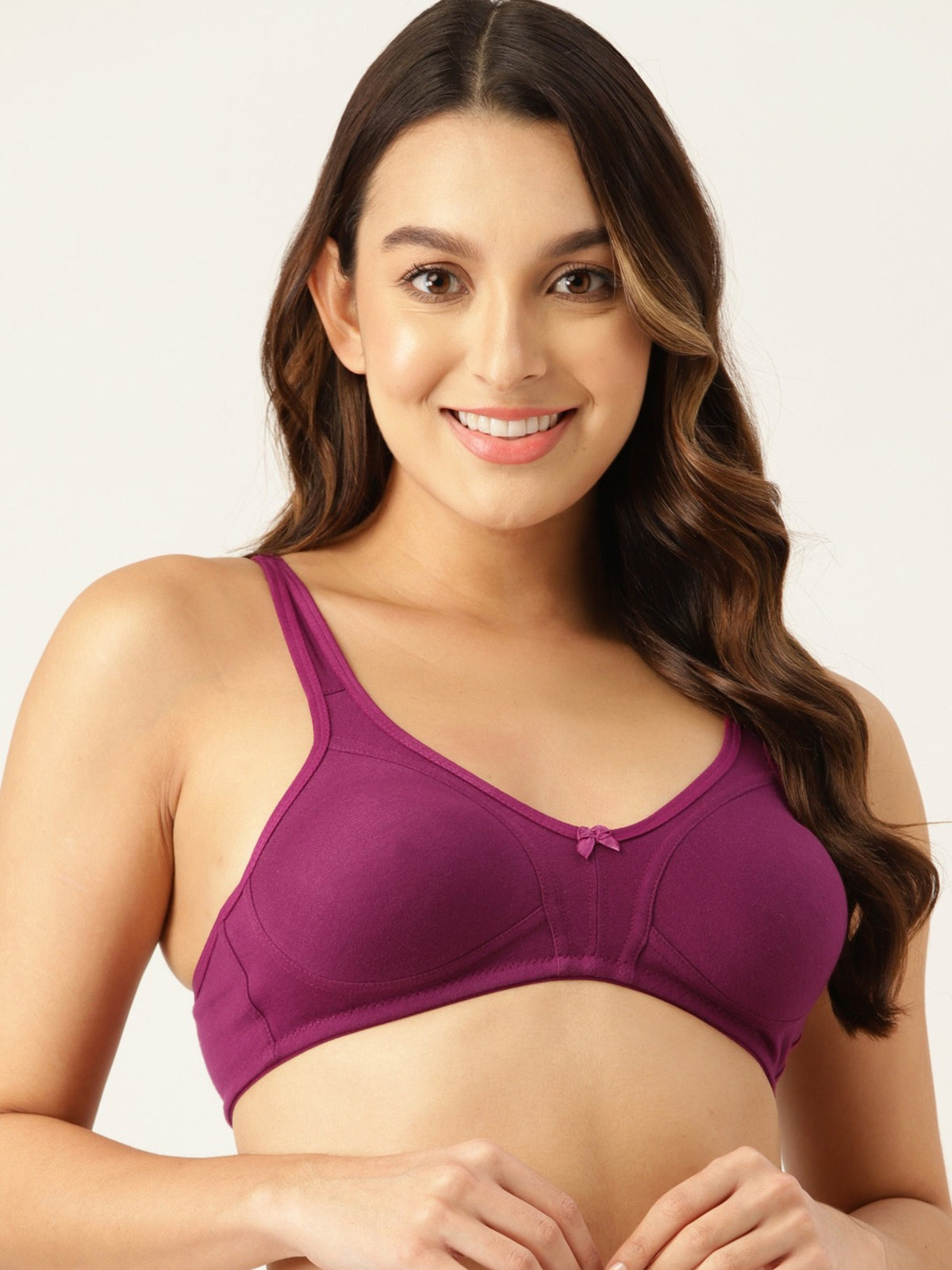 Berry's Intimatess Wine Minimizer Seamless Comfort T-Shirt Bra - Non-Padded, Non-Wired