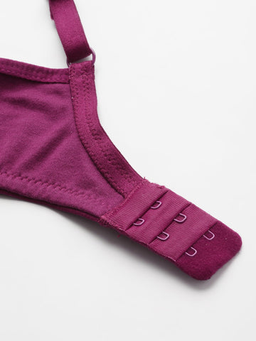 Berry's Intimatess Wine Minimizer Seamless Comfort T-Shirt Bra - Non-Padded, Non-Wired