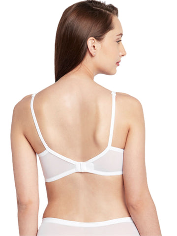 Berry's Intimatess White color Underwired & Non Padded with Medium Coverage Plunge Bra