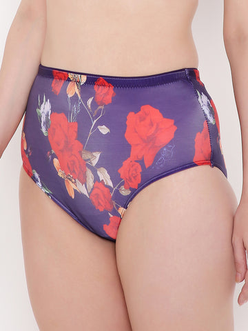 Berry's Intimatess Women's Multicolor Floral Printed High-Rise Hipster Panty