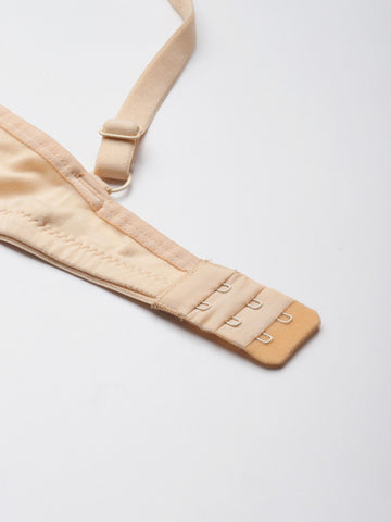 Berry's Intimatess Beige Side Concealer Seamless Comfort T-Shirt Bra - Non-Padded, Non-Wired