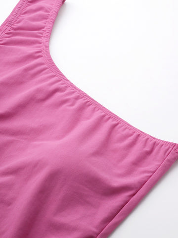 Berry’s Intimatess Magenta One-Shoulder Monokini – Bold, Sleek & Statement-Making