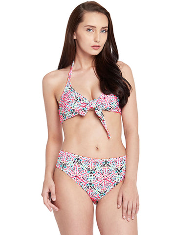 Berry's Intimatess Knotty Multicolor Abstarct Print High Waist Bikini