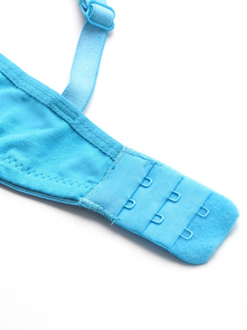 Berry's Intimatess Azure Blue T-Shirt Seamless Comfort T-Shirt Bra - Non-Padded, Non-Wired