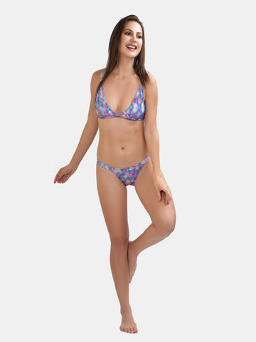 Berry's Intimatess Abstract Starburst Print Multicolor Bikini Set