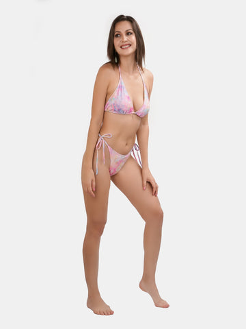 Berry's Intimatess Knotty  Multicolor Bellinis Tie Dye Two Piece bikini Set