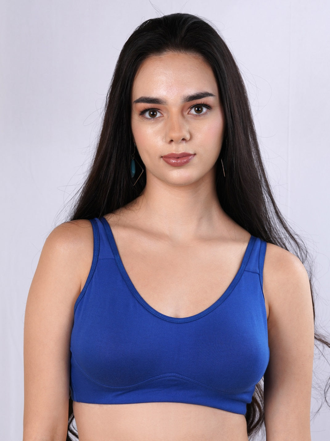 Berry's Intimatess Royal Blue 1 Pc Moulded Seamless Comfort T-Shirt Bra - Non-Padded, Non-Wired