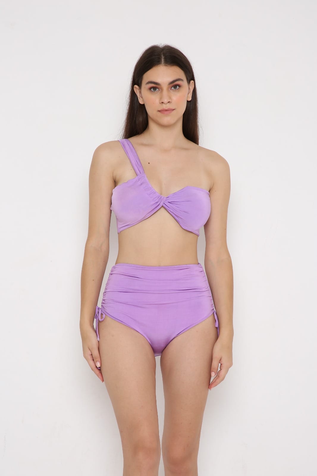 Berry's Intimatess Wisteria Pintucked Monostrap Bikini